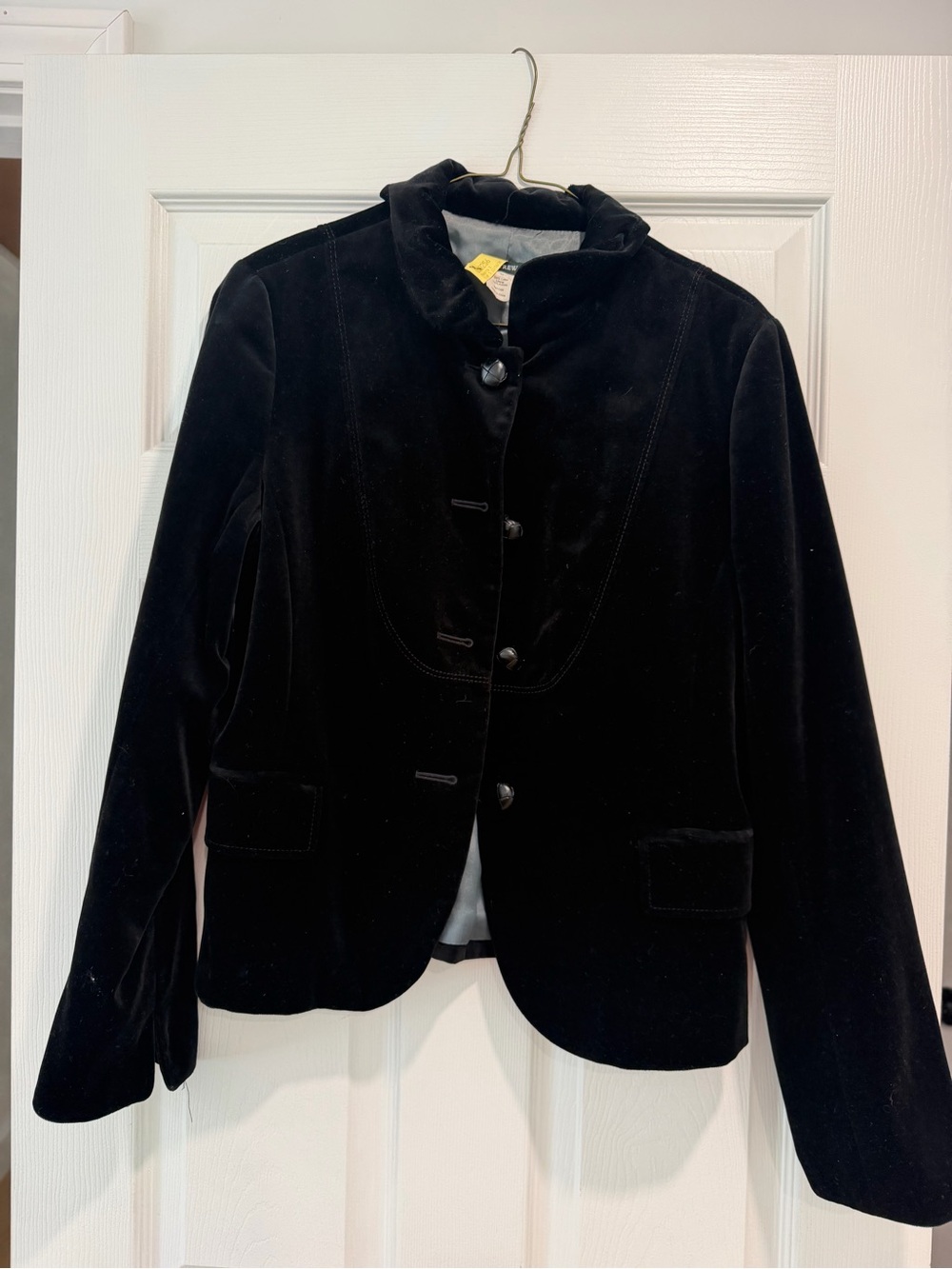 JCrew Black Velvet Blazer